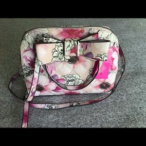 Betsey Johnson dome satchel with bow